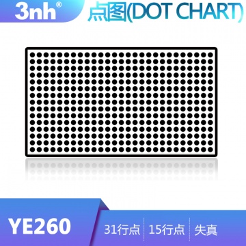 YE260点图测试卡镜头失真测试图相机畸变图卡安防实验室测试chart