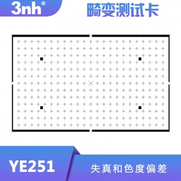 3nh镜头畸变测试卡几何失真测试图镜头测试chart数码相机测试图卡